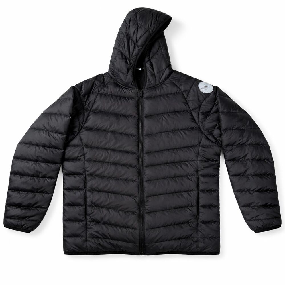 Uniqlo Ultra Light Down Hooded Puffer Jacket Black XXL Packable Gorpcore